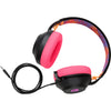 Powera Lucidsound LS10 Kabelgebundenes Gaming-Headset – Midnight Branding Over-Ear-Gaming-Headset (Schwarz Pink, Playstation 5, Playstation 4, Xbox Series X|s, Xbox One, PC, Mobil)