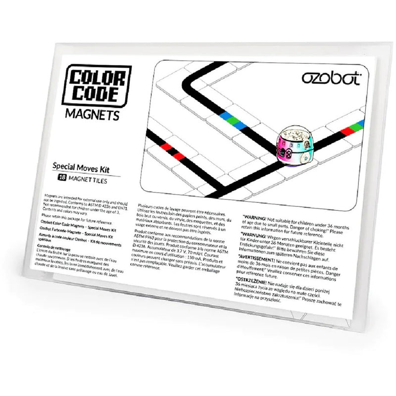 Ozobot -Farbcode -Magnete: Spezielle Bewegungen eingestellt