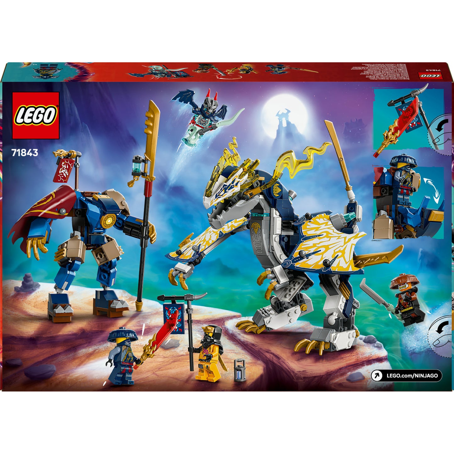 LEGO 71843 Ninjago Rogue's Mecha Draken Treiber