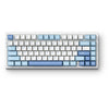 Mchose G75 Pro Tri-Mode-Dichtungsstruktur, mechanische Gaming-Tastatur (blau, US-Layout, KTT Cabbage Tofu V2, 75 %, RGB, Hot Swap, PBT Double-Shot, 2,4 GHz USB-C Bluetooth)