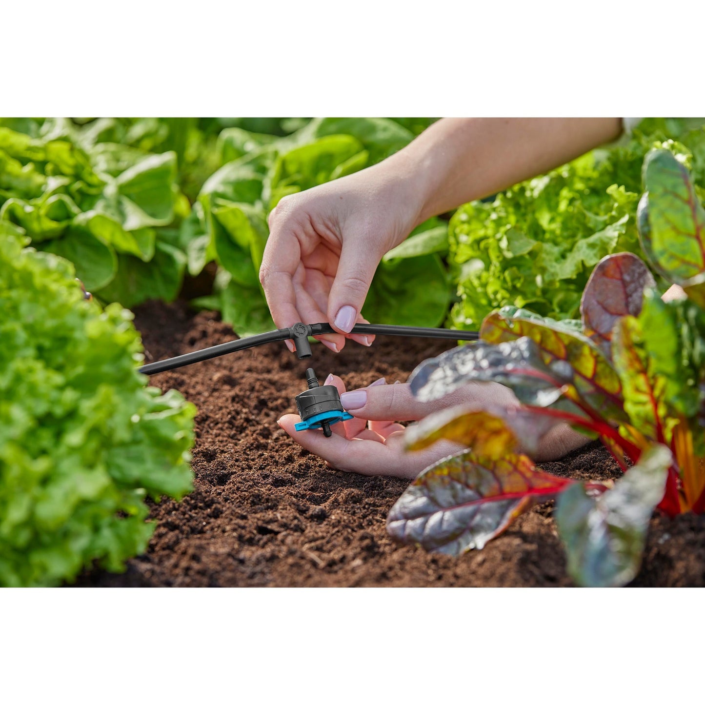 Gardena t-Stück für Sprühgeräte Final Droruppaarars 4,6 mm (3 16