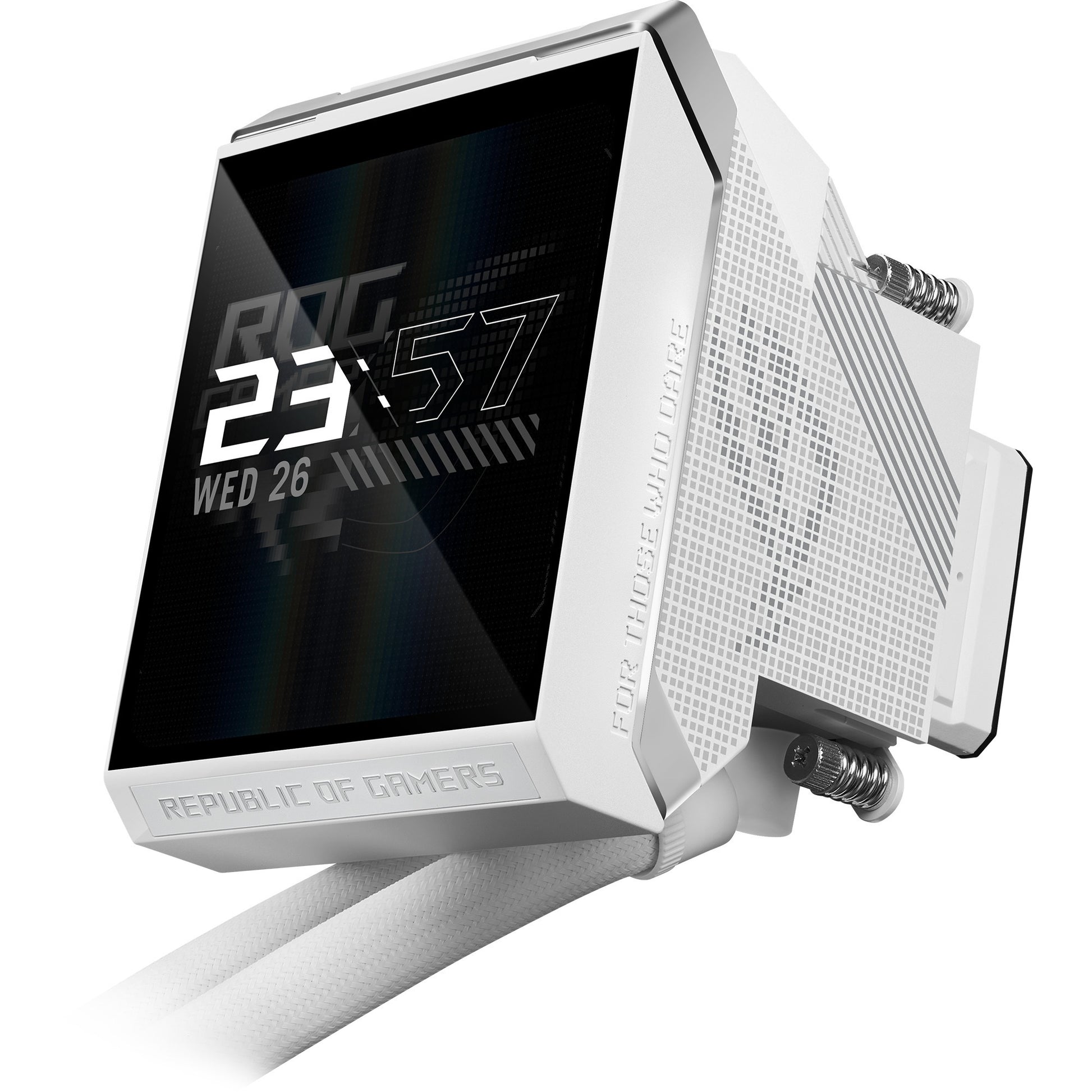 Asus ROG Strix LC IV 360 ARGB LCD-Wasserkühlung (Weiß, 4-Pin-PWM)