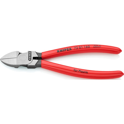 Knipex Seitenschneider für Kunststoff | kunststoffbeschichtet | 160 mm – 7201160