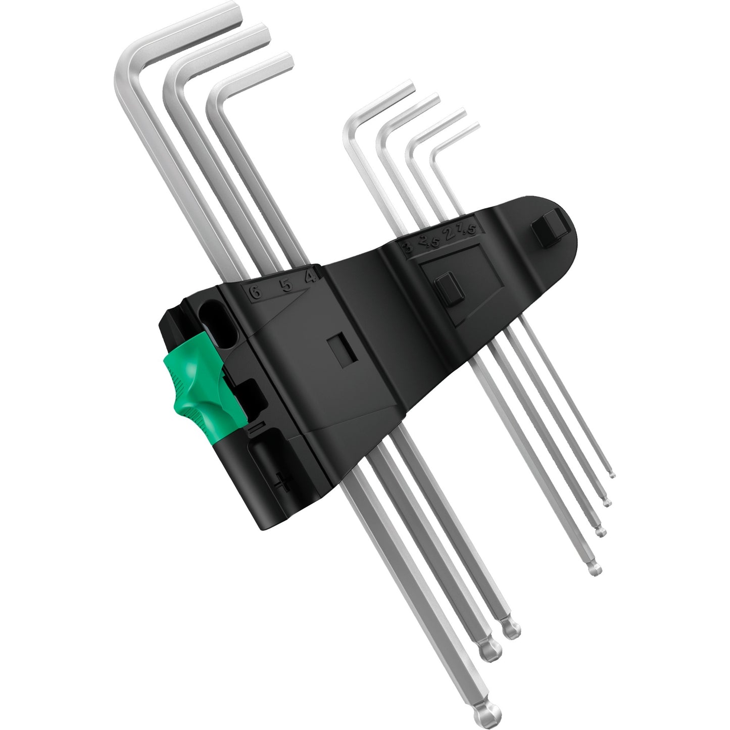 Waa 950 9 Hex-plus 1 SB Stiftschlüssel Set, Metrik, weit
