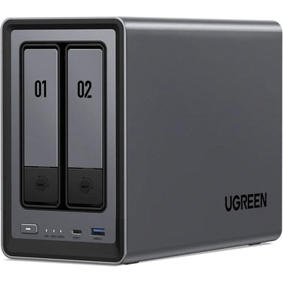 Ugreen nasync dxp2800 (grau, 2,5 GBe, HDMI, USB-C)
