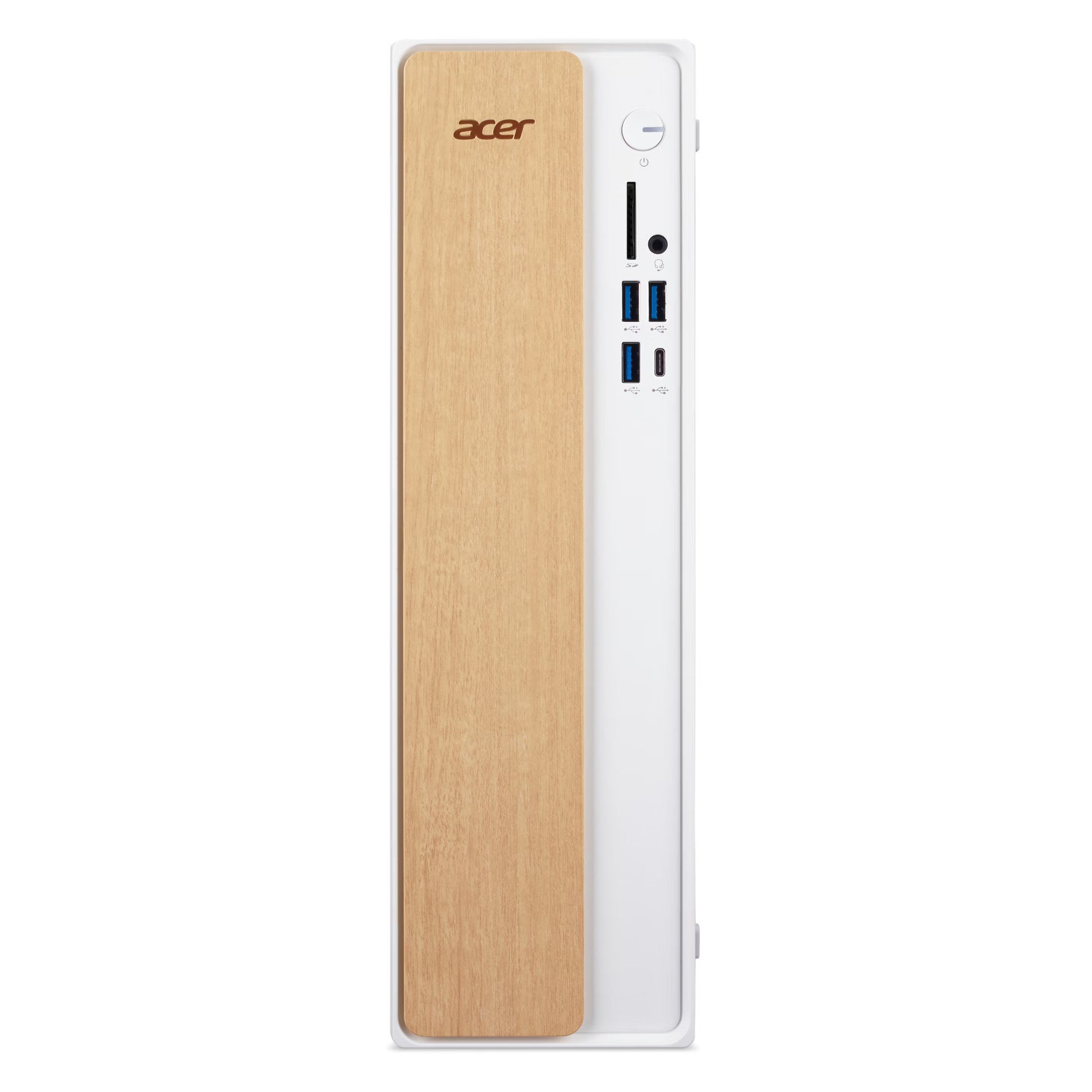 Acer Aspire TC XC102-H610D5 PC-System (weiße Holzfarbe | i5-14400 | UHD-Grafik | 16 GB | 512 GB SSD)