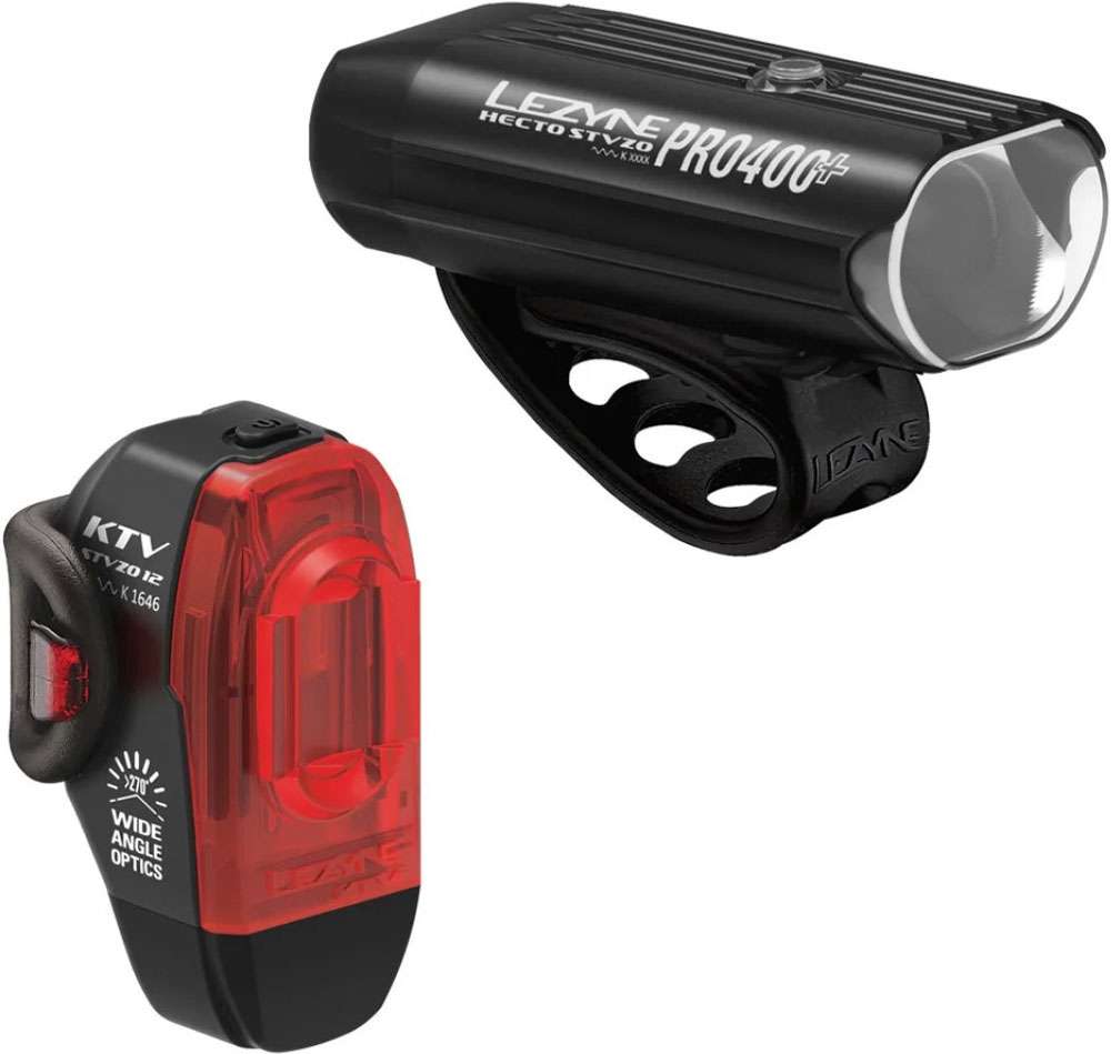 Lezyne Hecto Drive Pro 400+ KTV Drive Stvzo Beleuchtungsset