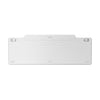 Lenovo 800 selbstladende Bluetooth-Tastatur (weiß, US-Layout (QWERTY), Stößel, 100 %, Stößelschalter, Bluetooth 5.1, USB-C)