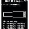 Waa Gürtel C Deep 1 Cap Set, 1 2