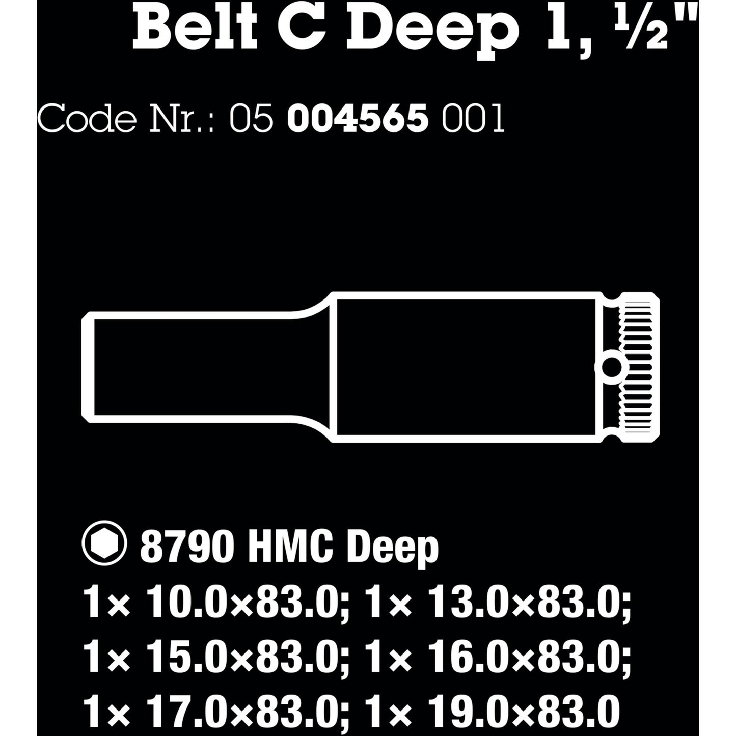 Waa Gürtel C Deep 1 Cap Set, 1 2