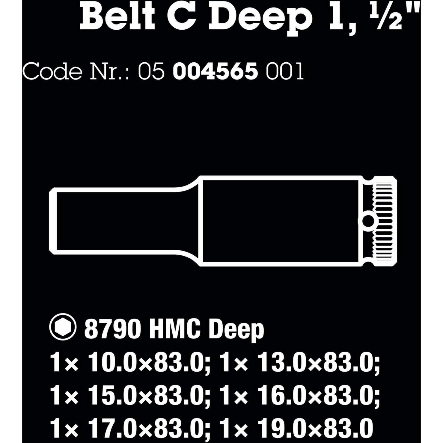 Waa Gürtel C Deep 1 Cap Set, 1 2