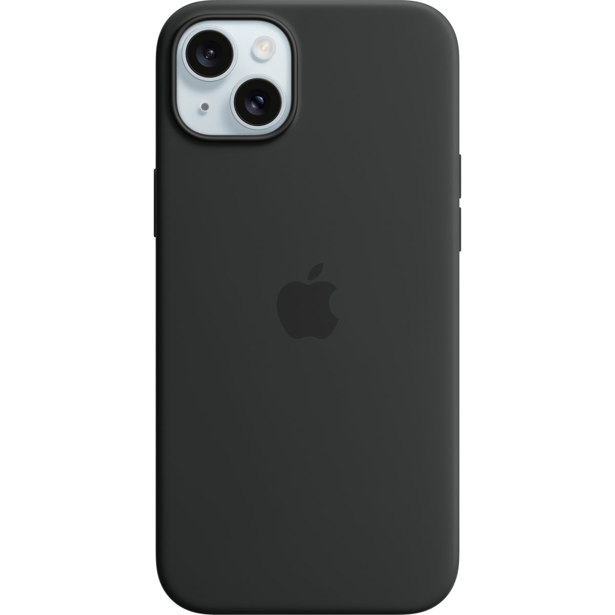 Apple Silikonhülle mit Magsafe für iPhone 15 Plus Handyhülle (schwarz)