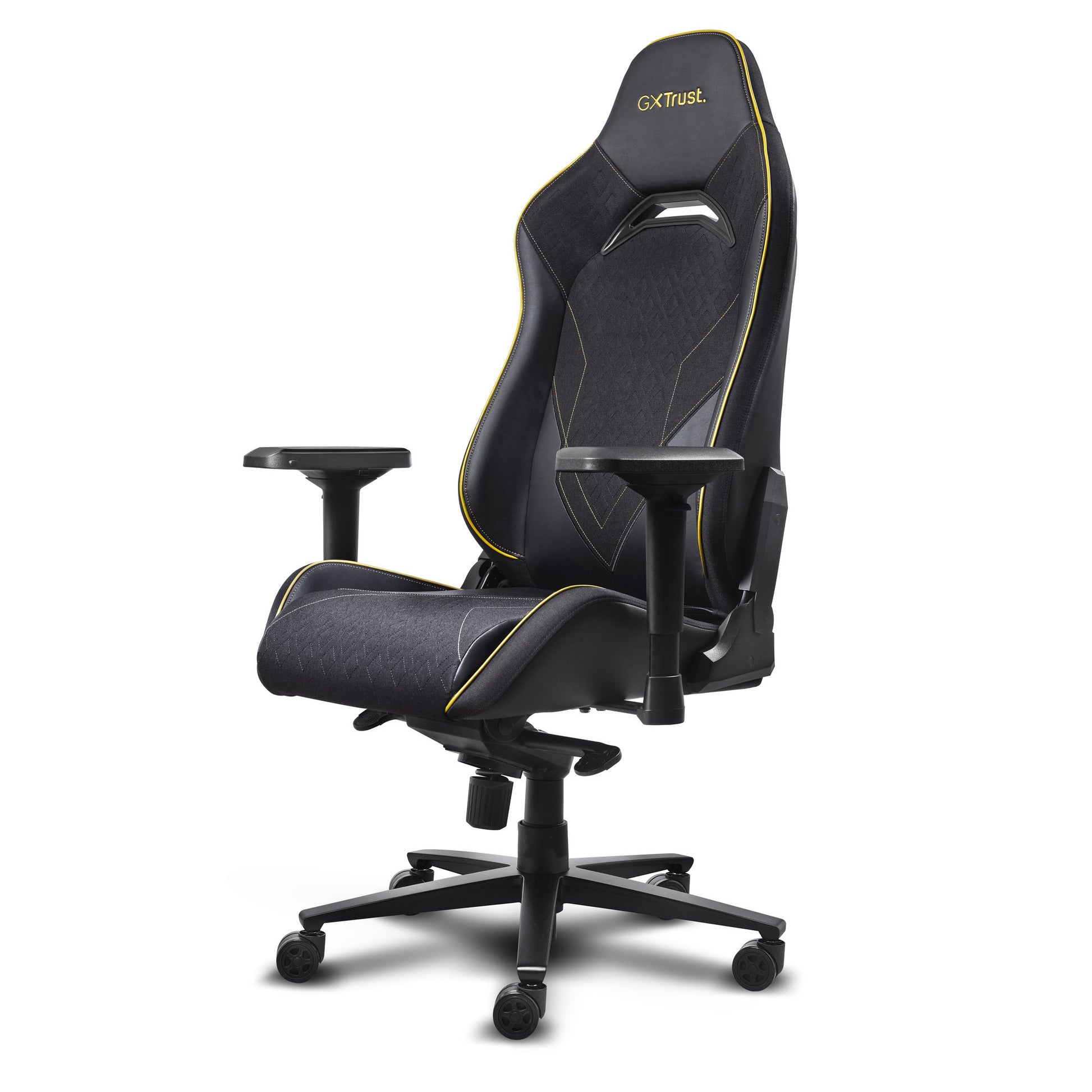 Trust GXT 721 Ruya Pro Premium bequemer Gaming-Stuhl (Schwarz Gelb)