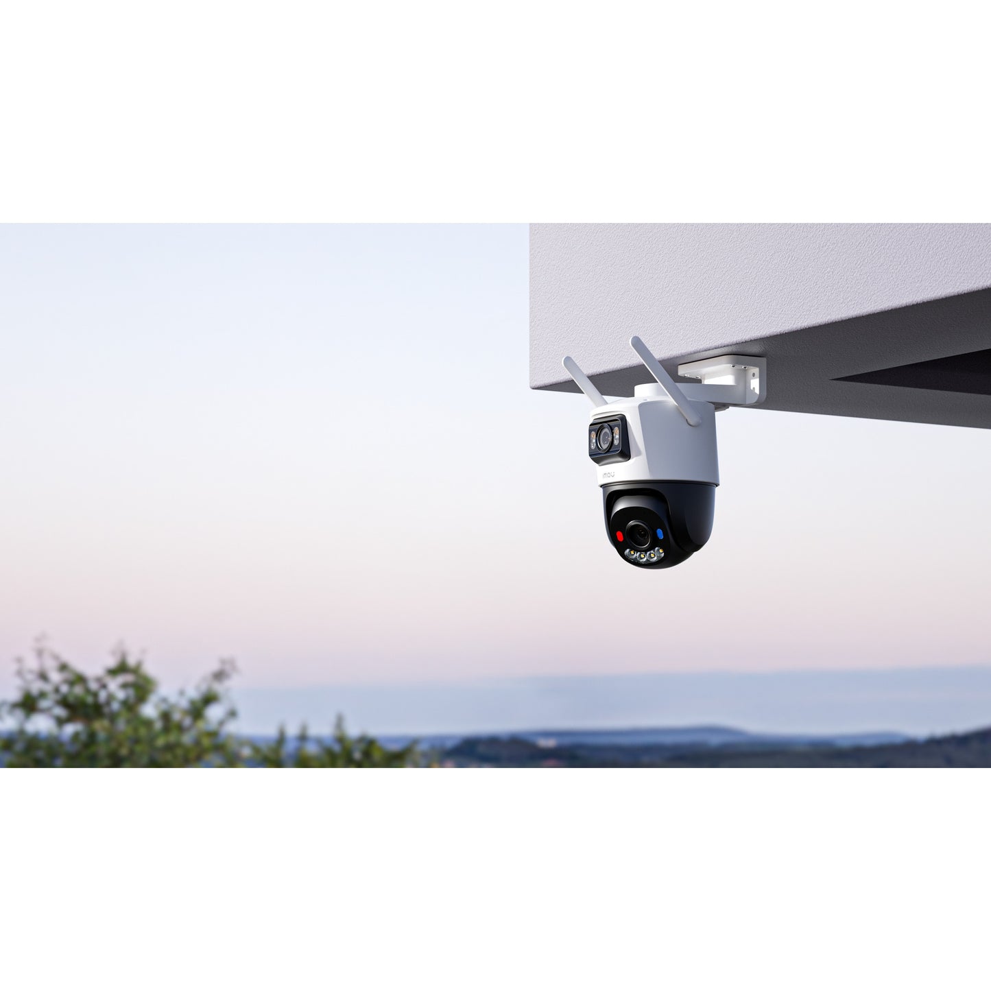 Imou Cruiser Dual 2 Pro Sicherheitskamera (weiß, 4 MP, WLAN 6, LAN)