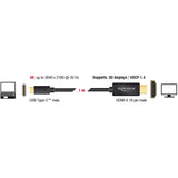 Delock USB-C (männlich)> HDMI (männlich) (DP-Alt-Modus) - afbeelding 2