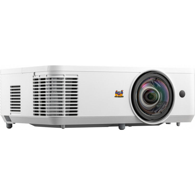 Viewsonic PS502W WXGA Short-Throw-DLP-Projektor (Weiß, 4000 Ansi Lumen, für Unternehmen und Bildungseinrichtungen)