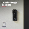 Trust doorcam-3000 intelligente WLAN-Türklingelkamera (schwarz, 2,4 GHz WLAN)
