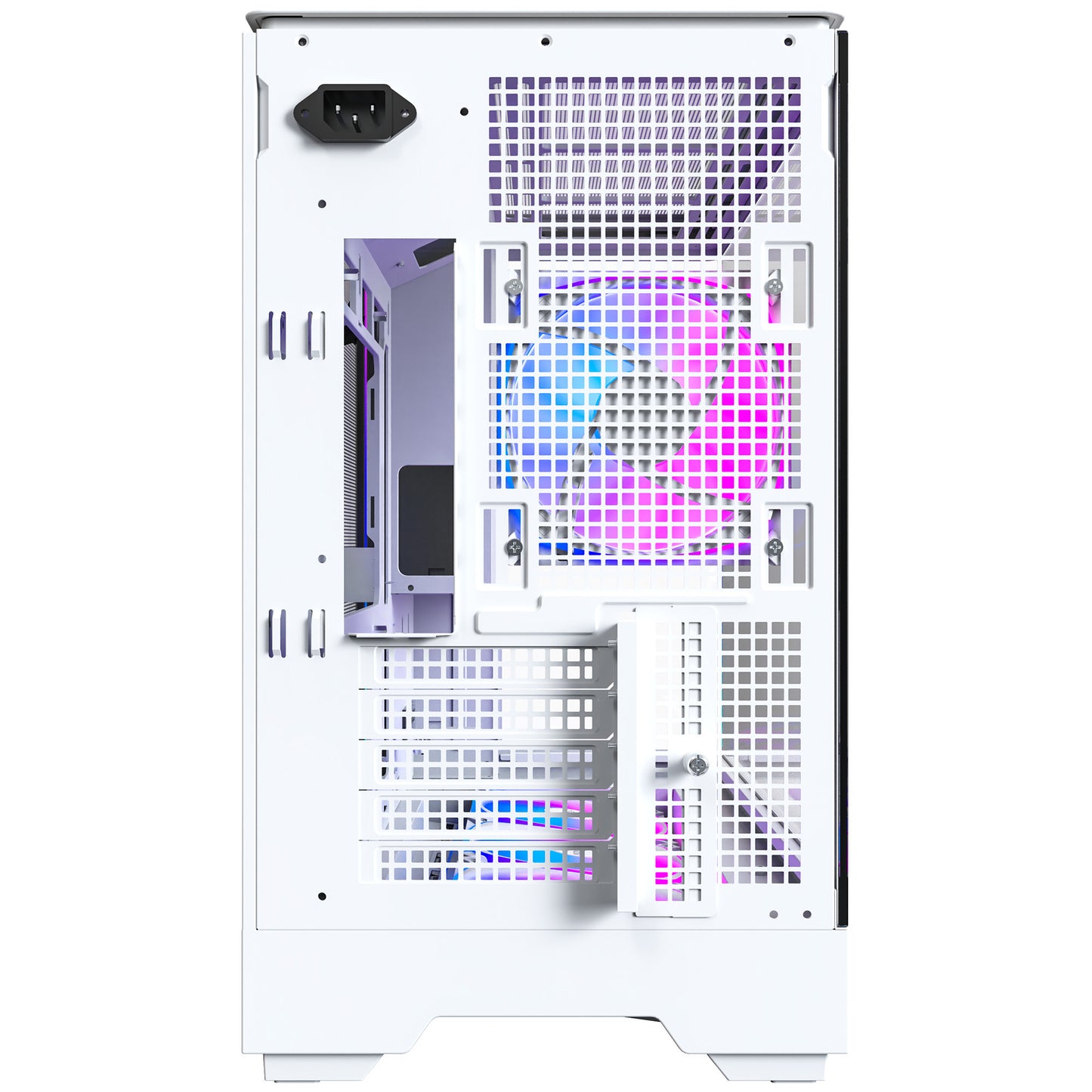 Montech King 15 Pro Midi-Tower-Gehäuse (weiß | 2x USB-A | 1x USB-C | RGB | Fenster)