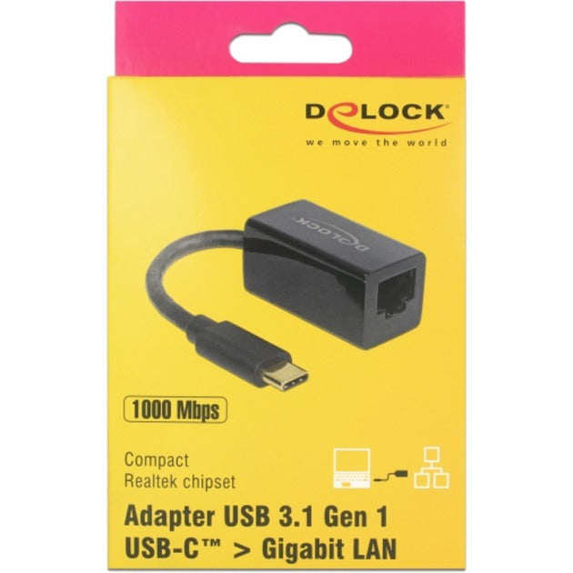 Delock Superspeed USB-C (USB 3.1 Gen 1) Männlich> Gigabit LA