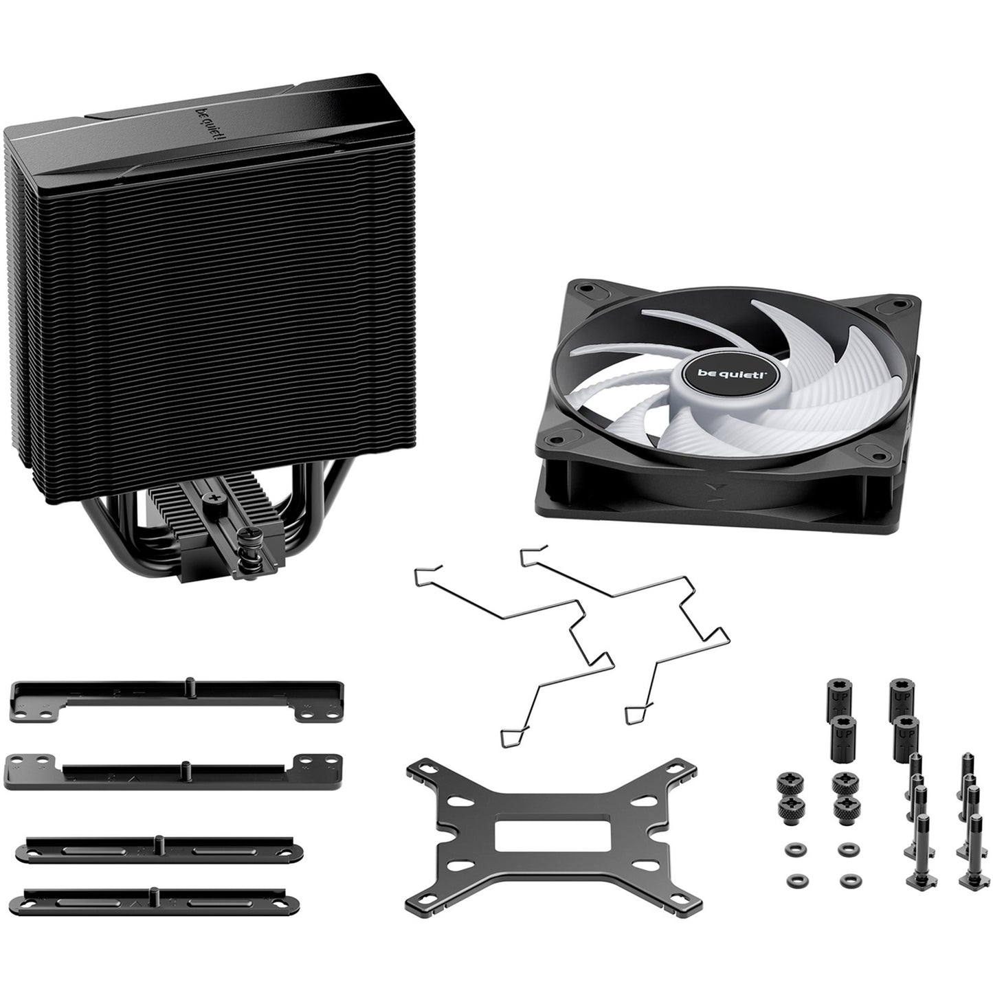 Ruhig sein! Pure Rock 3 LX RGB CPU-Kühler (Schwarz)