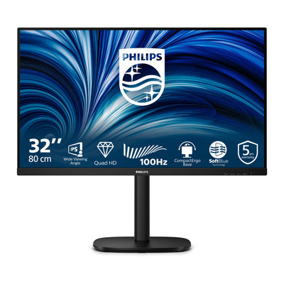 Philips 32b2n3500 31,5 Monitor (schwarz, 2x HDMI, DisplayPort, 3x USB-A, USB-B)