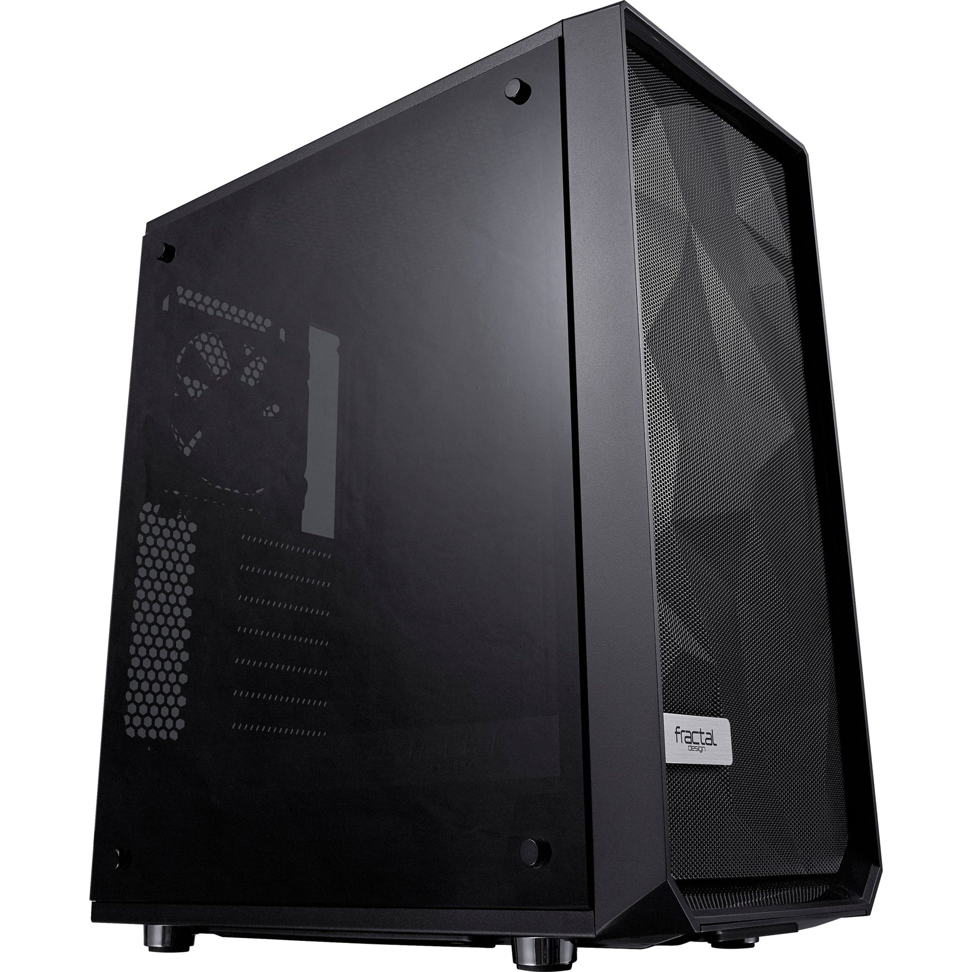 Fraktales Design meshify c dunkle getemperte Glas