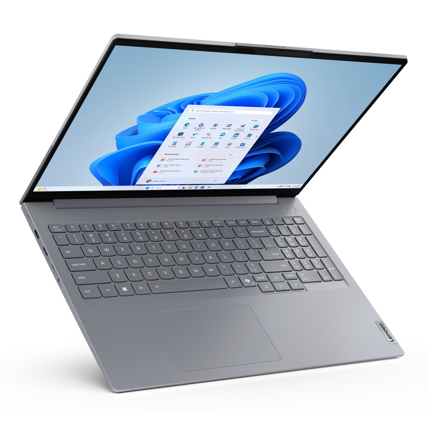 Lenovo ThinkBook 16 G8 IAL (21SK00EBMH) 16 Zoll Laptop (Grau | Core Ultra 5 135H | Arc Grafik | 16 GB | 512 GB SSD)