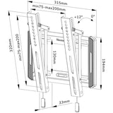Neomounts von Newstar WL35-550BL12 TV-Wandstonde - afbeelding 19