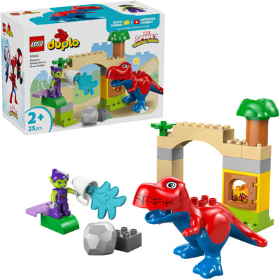 Lego Duplo 10463 Dinosaurier Spidey Rex vs. grüner Kobold