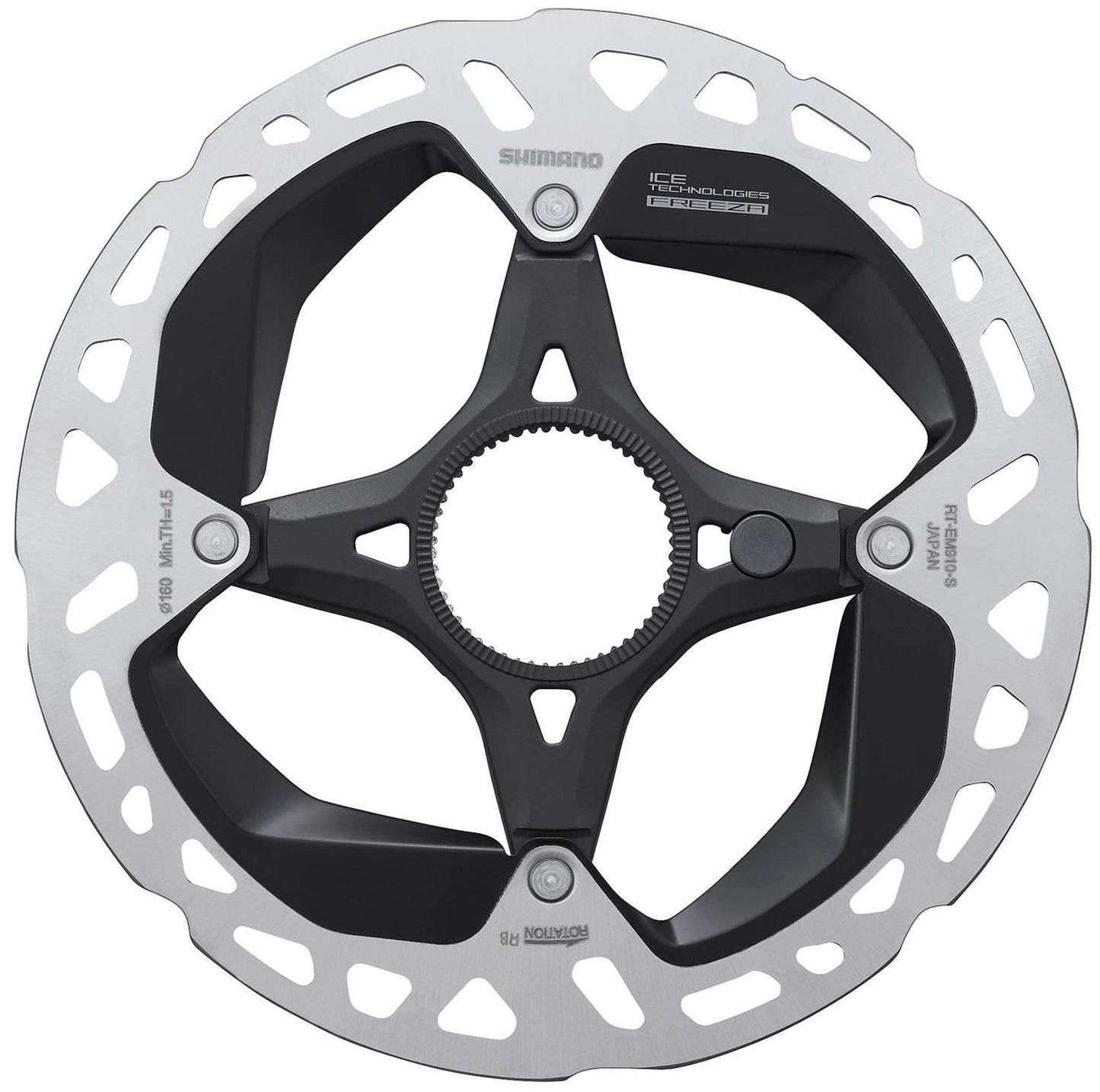 Shimano Steps RT-EM910 Center-Lock-Scheibenrotor für E-Bike