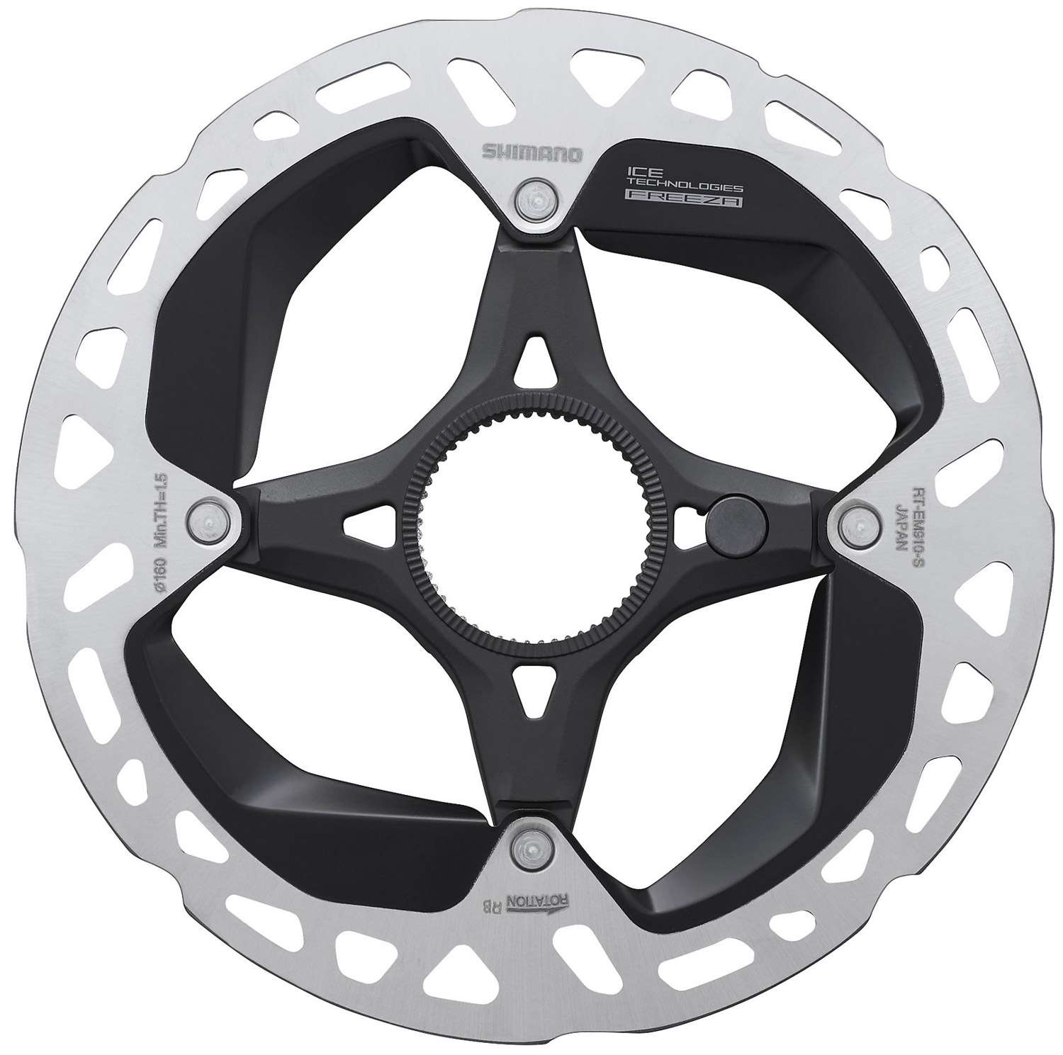 Shimano Steps RT-EM910 Center-Lock-Scheibenrotor für E-Bike