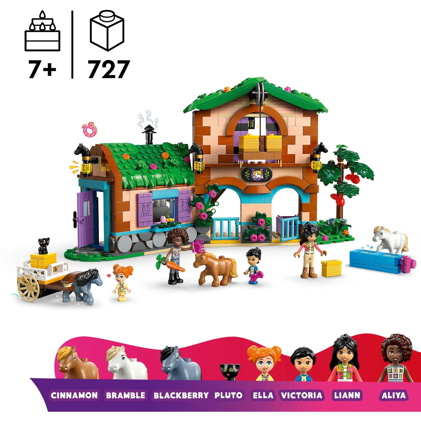 LEGO 42654 Freunde Pony Farm und Stal