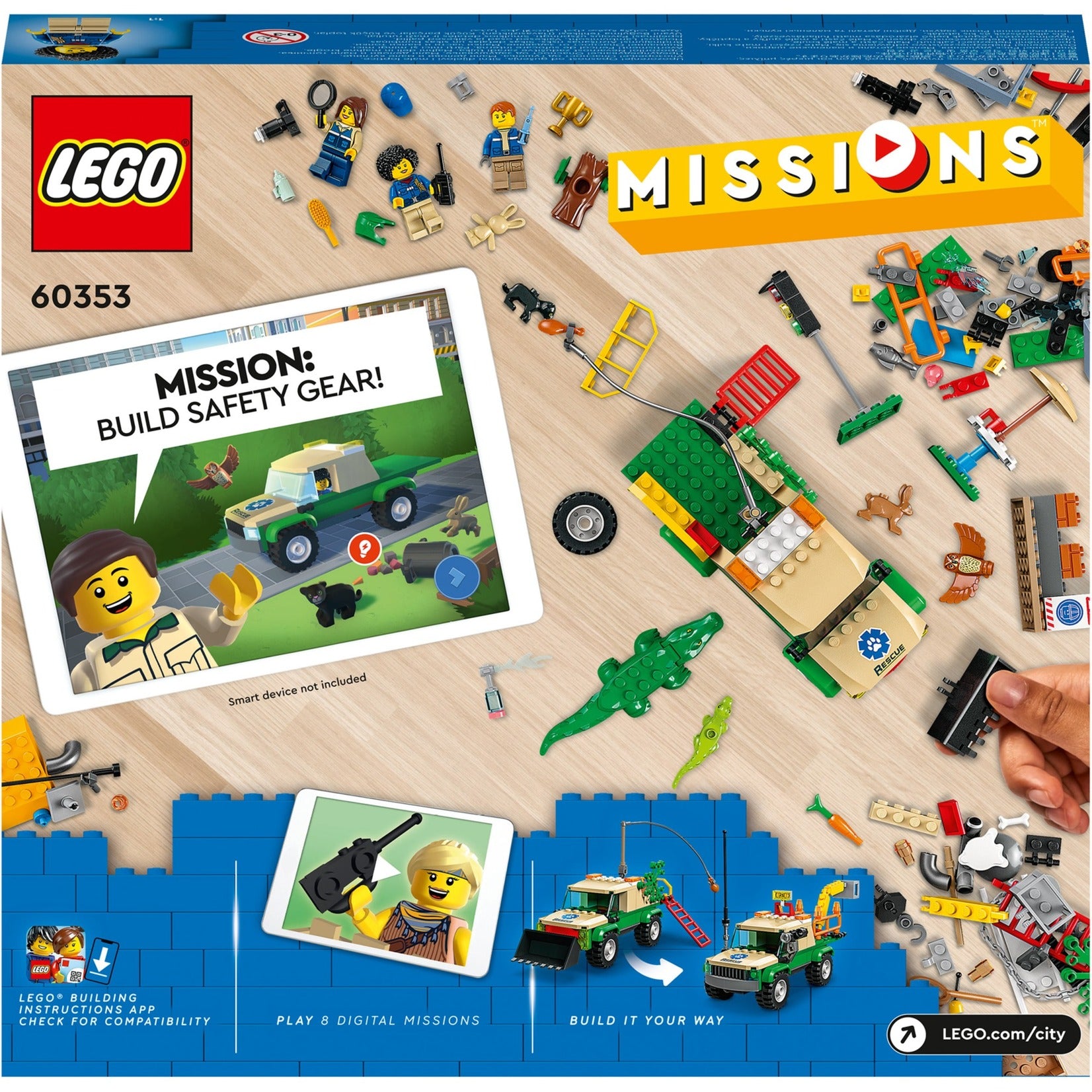 Lego City – Wildtier-Rettungsmissionen, Konstruktionsspielzeug (60353)