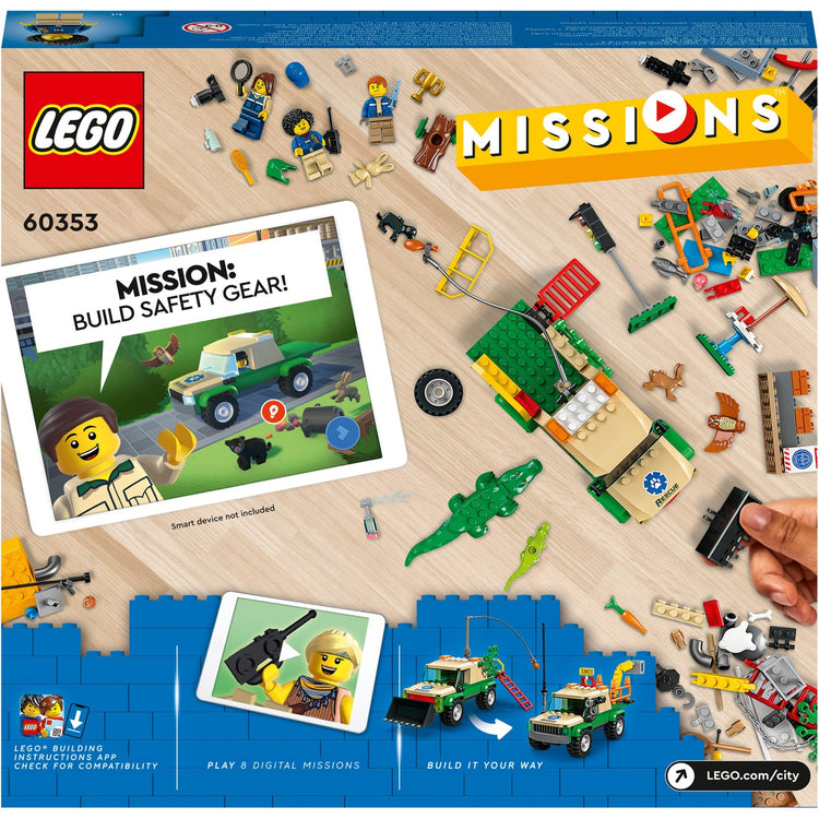 Lego City – Wildtier-Rettungsmissionen, Konstruktionsspielzeug (60353)