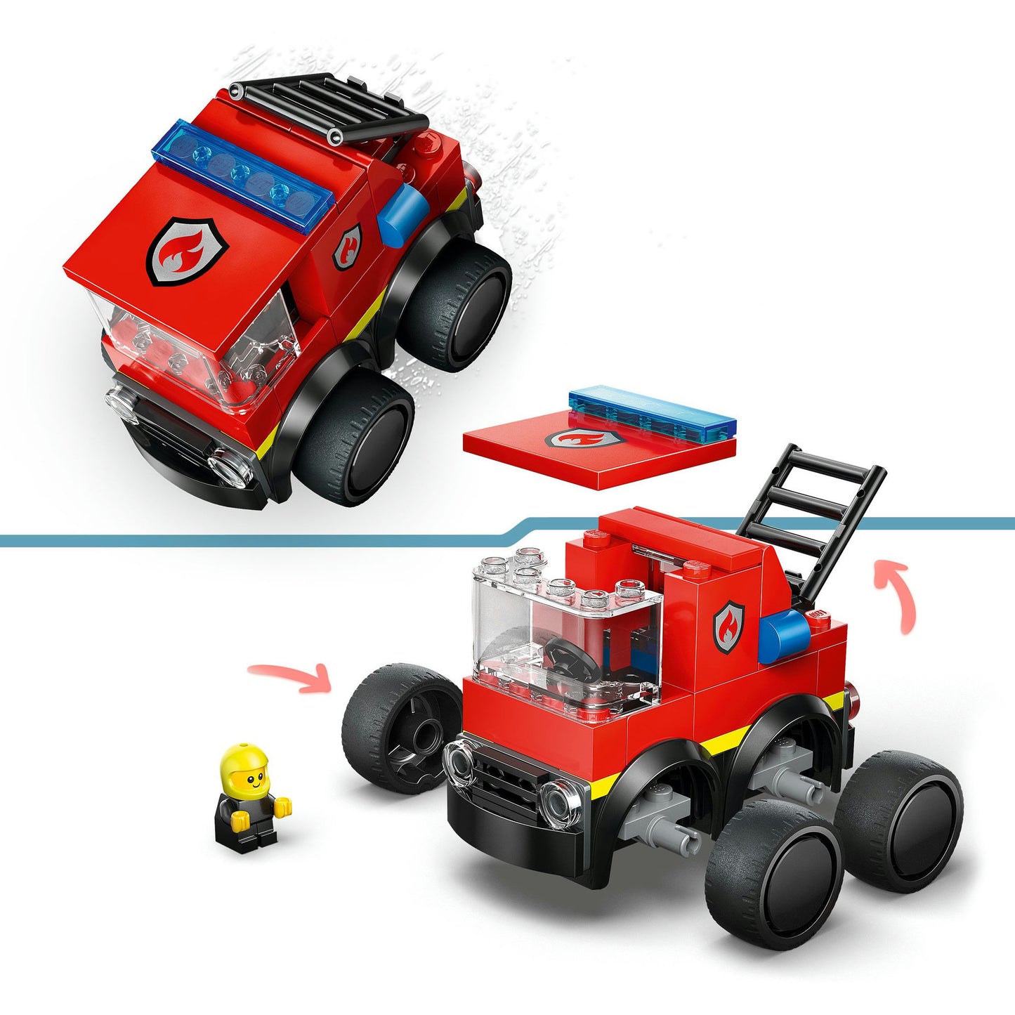 Lego City Brick Rides 60482 Fahrzeuge Feuerwehrauto | 2 Stk