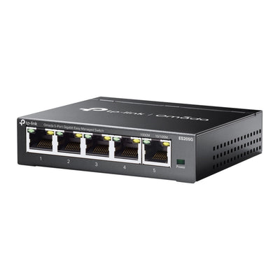 Tp-Link Omada ES205G 5-Port Gigabit Easy Managed Switch (Schwarz)