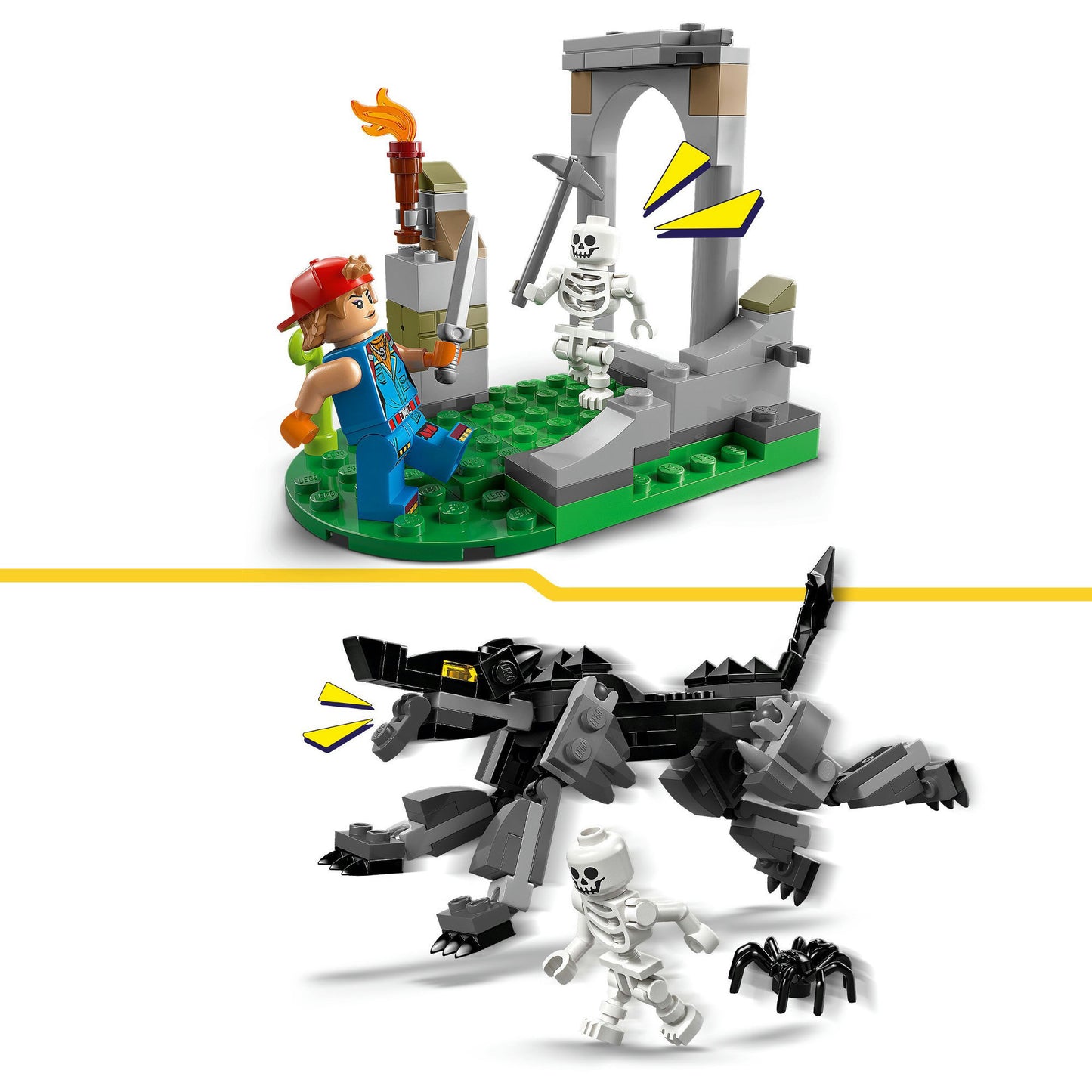 LEGO 77075 Fortnite Peely und Sparkplugs Camp