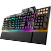 Ruhig sein! Dark Mount Silent Tactile RGB mechanische Gaming-Tastatur (schwarz, US-Layout (QWERTY), Silent Tactile, 100 %, Argb, PBT Double-Shot-Tastenkappen, Media Dock)