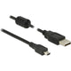 Delock-Kabel USB 2.0-A> USB Mini-B 5Pin 0,70 m