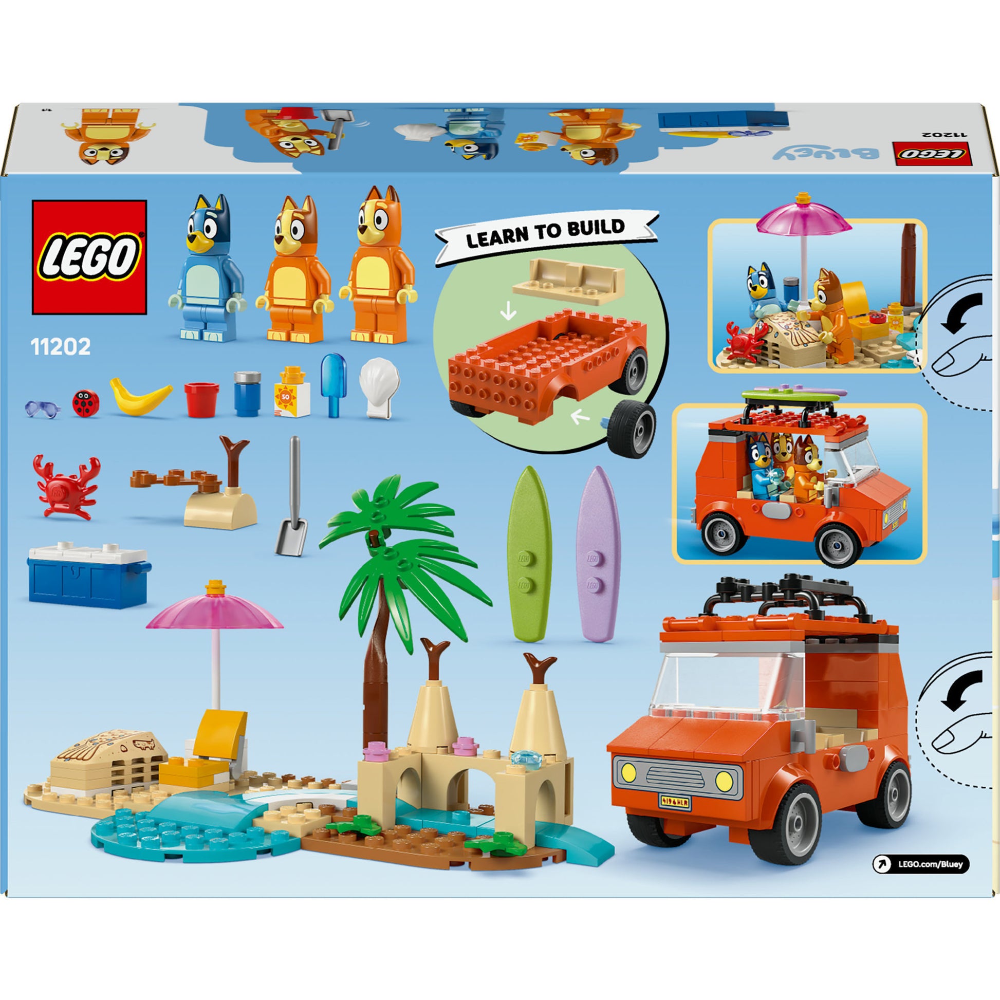 LEGO Duplo 11202 Bluey's Fahrt zum Strand