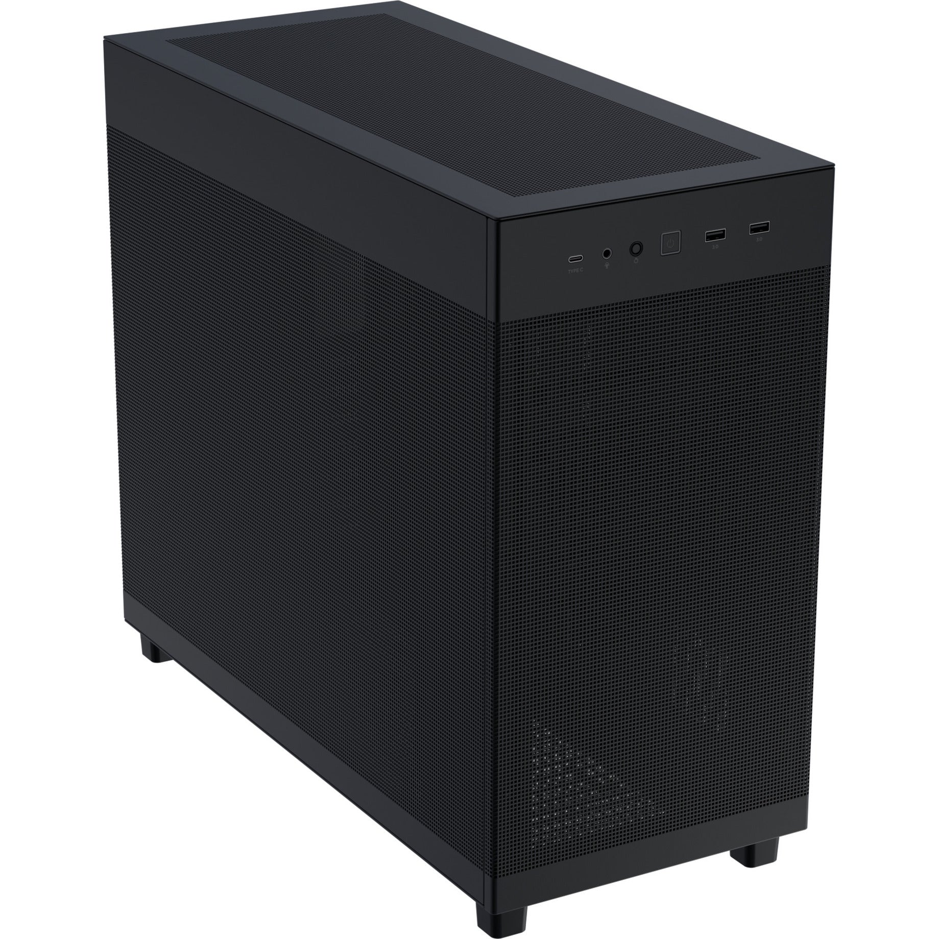 Asus Prime Ap303 - Mesh Panel Midi Tower Gehäuse (schwarz | 2x USB-A | 1x USB-C)