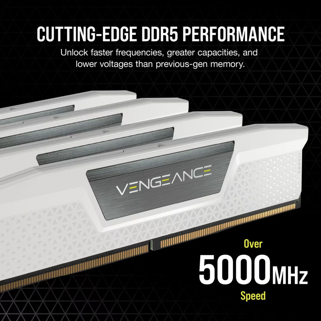 Corsair Vengeance 32 GB DDR5-6000 (2x 16 GB) RAM (weiß, cmk32gx5m2d6000z38w, xmp, expo)