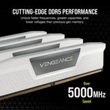 Corsair Vengeance 32 GB DDR5-6000 (2x 16 GB) RAM (weiß, cmk32gx5m2d6000z38w, xmp, expo) - afbeelding 4