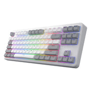 Hator Rockfall 3 TKL Wireless, Gaming-Tastatur (weiß, US-Layout, Hator Aurum Orange, RGB, PBT-Tastenkappen, Hotswap, 2,4 GHz Bluetooth USB-C) - afbeelding 4