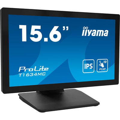 Iiyama Prolite T1634MC-B1S 16 Touchscreen-Monitor (Schwarz (matt), HDMI, DisplayPort, VGA)