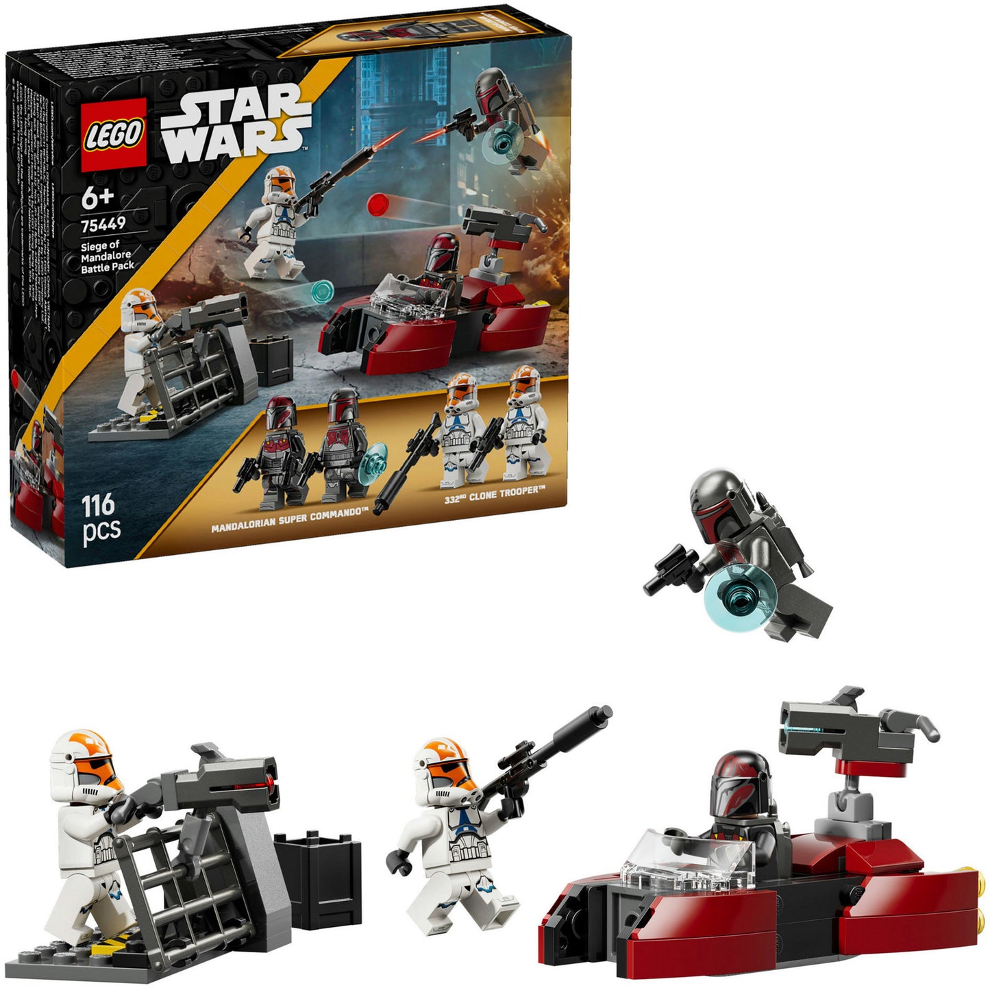 Lego Star Wars TM 75449 Siege of Mandalore Battle Pack | 2 Stk