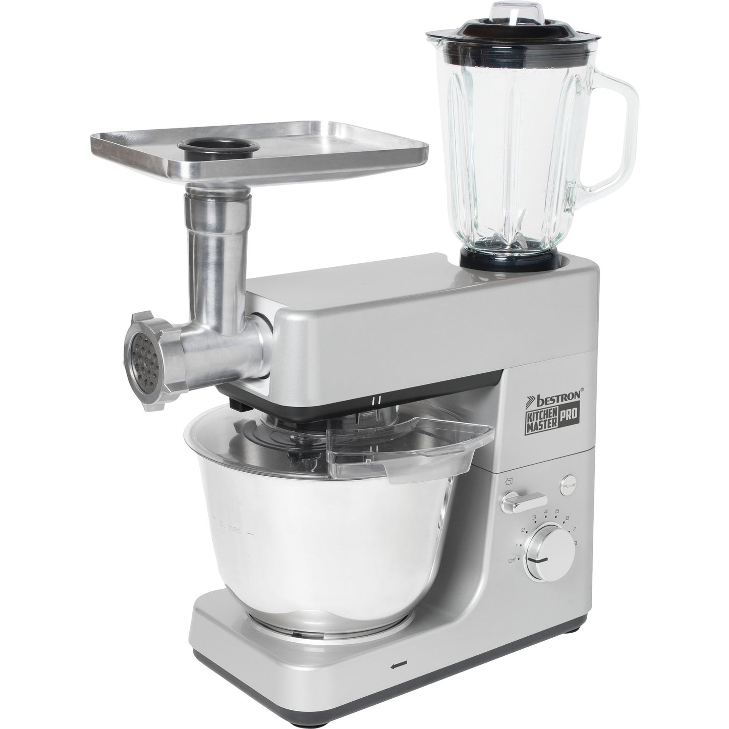 BESTRON AKM1600S 4-in-1-Küchenprozessor Kitchen Profi