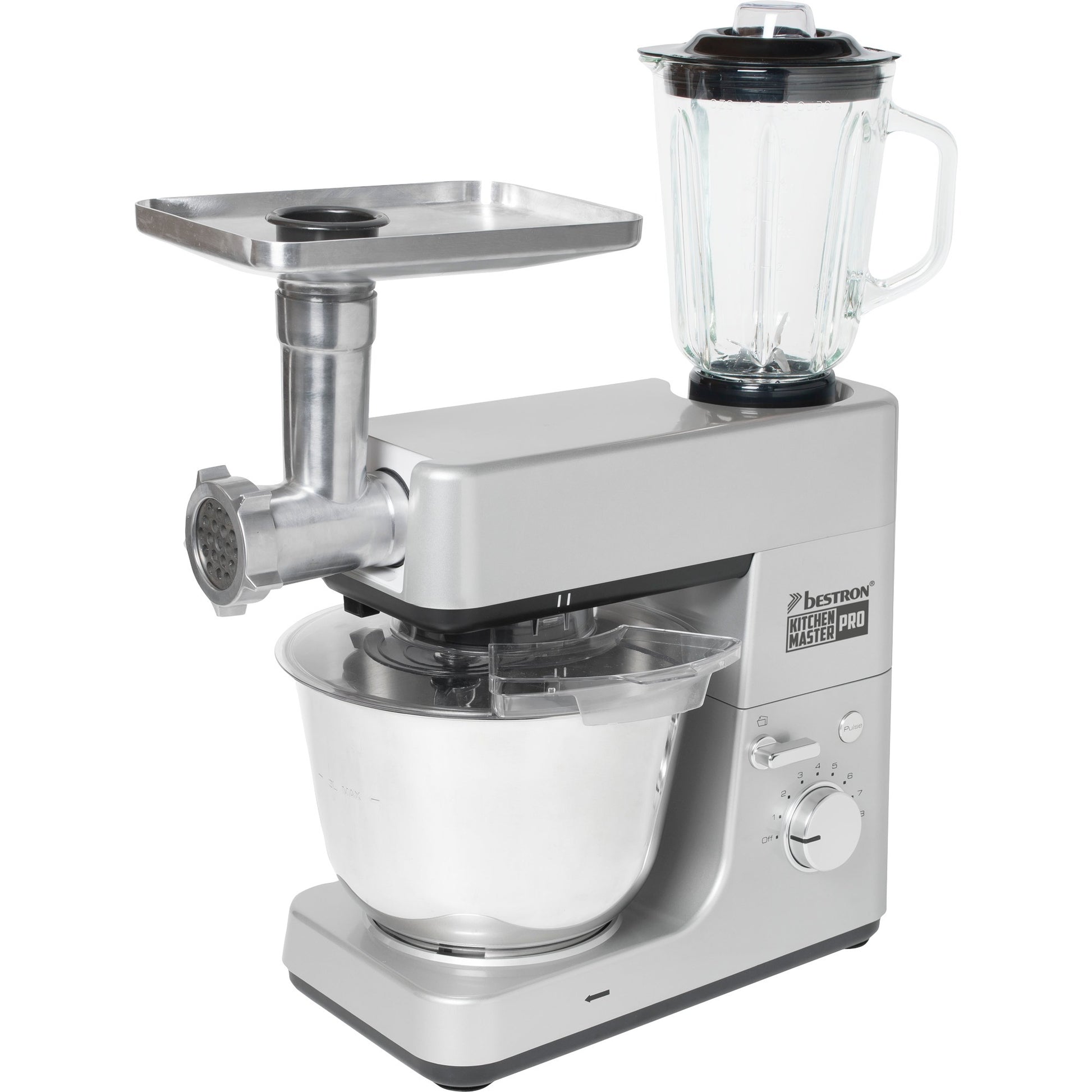 BESTRON AKM1600S 4-in-1-Küchenprozessor Kitchen Profi