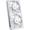 Nzxt Performance Fan F280x RGB-Gehäuselüfter (weiß, 2 Stück, 280 x 140 x 30 mm, PWM)