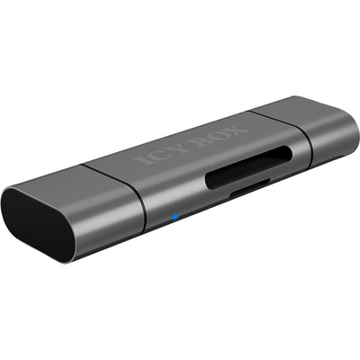 Icy Box IB-CR200-C externe Kartenreader mit Multi-USB-Connec